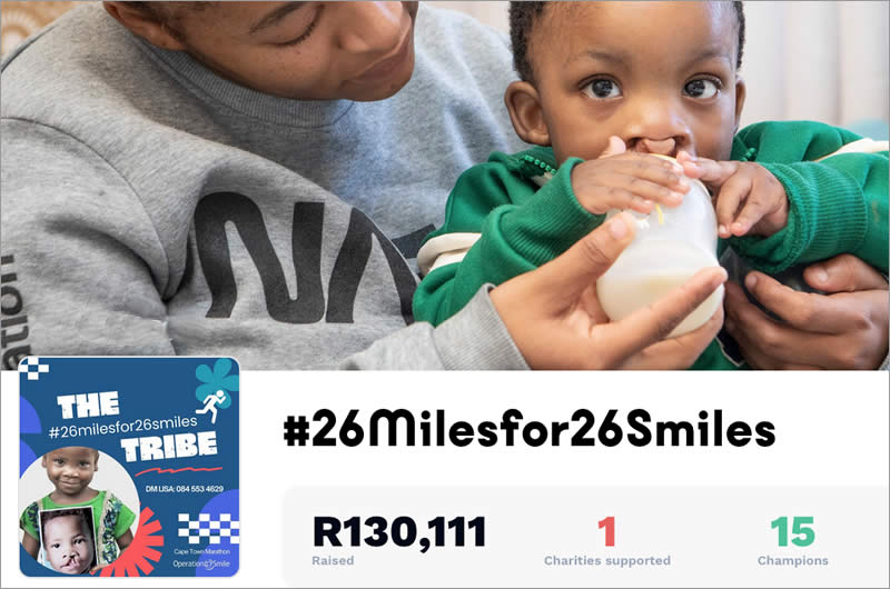 #26Milesfor26Smiles