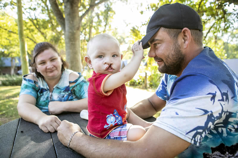Friends like you gave baby Zander the most wonderful gift … a brand new smile