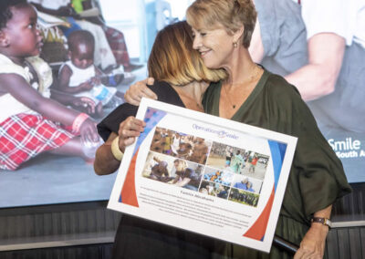 20 year long service award presented to Tamlin Abrahams