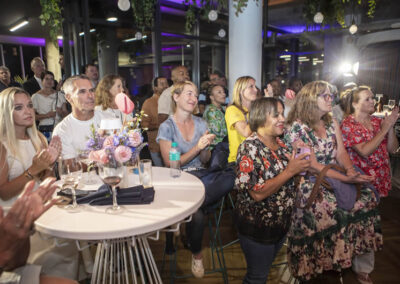 Guests enjoy the 20th Birthday Celebration