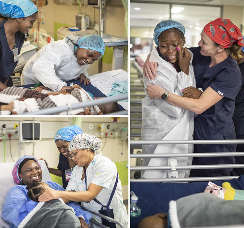 Joy in the recovery ward
