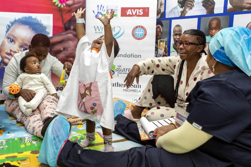 Children awaiting cleft surgery at Mbombela